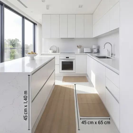 kit jogo de cozinha tapete e passadeira 3 peças