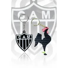 Chaveiro Galo Volpi 3d - chaveiro Atlético Mineiro- Impressão 3d