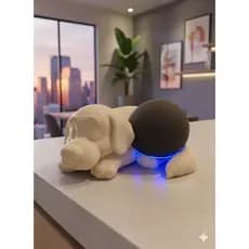Suporte para Alexa Cachorro - cãozinho - Echo Dot 3, 4 e 5 - Decoração Alexa cachorrinho Dog