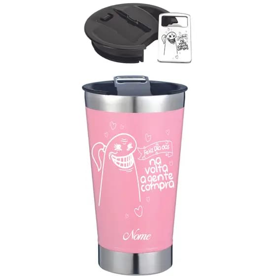 PRESENTE DIA DAS MÃES COPO TÉRMICO PERSONALIZADO MEME FRASE QUE TODA MÃE FALA