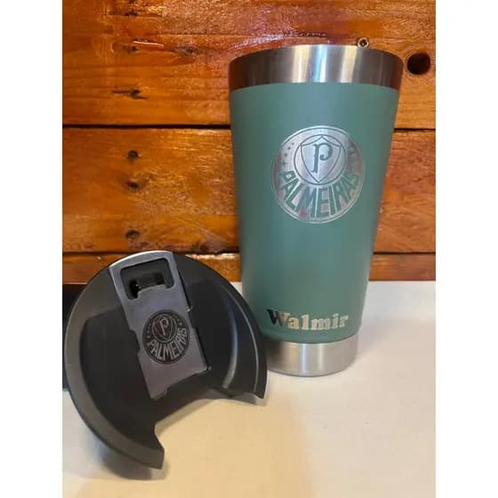 Copo Térmico Personalizado Palmeiras e nome