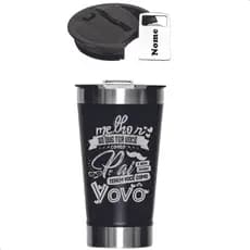 PRESENTE PARA O SEU AVÔ, NESSE DIA DOS PAIS. COPO TÉRMICO PERSONALIZADO A LASER FRASE E NOME