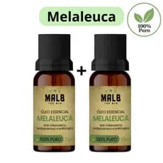 KIT 2 Unidades de Óleo Essencial De Melaleuca 100% Puro (tea Tree) Malb For Men