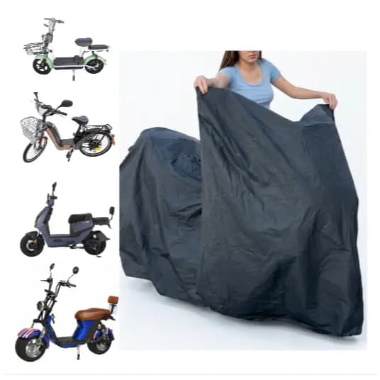 Capa Protetora para Bicicleta Elétrica Scooter Moto Autopropelidos Impermeável Protege de Sol Chuva e Poeira