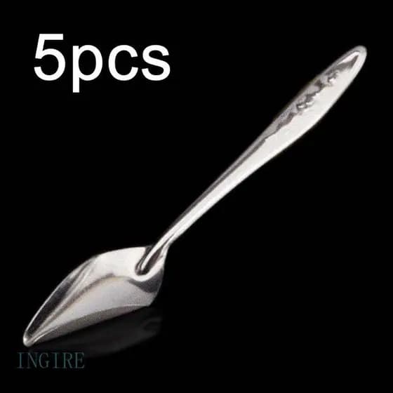 ING 5pcs Colheres Alimentação Para Pássaros Bebedouro Metal Aves Jovens
