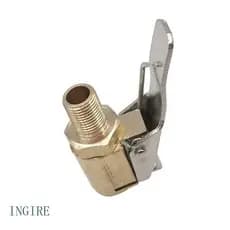 ING Bloqueio Do Inflador Pneus Extremidade Mandril Ar Conector Braçadeira Compressor Portátil Inflator P