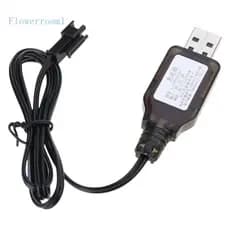 Flowerroom1 SM2P Carregamento Lítio 6V Para Carro Controle Remoto 60 Cm Comprimento