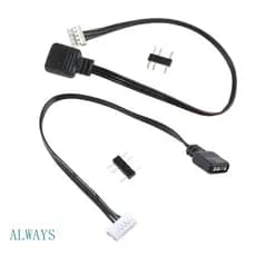 Fan Controller Adapter Cable 4Pin/6Pin to 5V ARGB 3Pin Converter