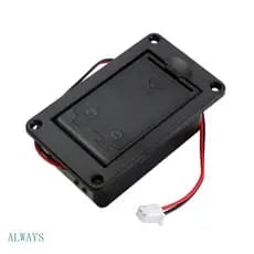ALW 1PC 9V Suporte Bateria Para Tampa Da Caixa Conector Pickup Ativo Baixo Guitarra