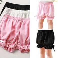 gotitonmegot Shorts Femininos Calcinha Verão Elásticos Segurança Confortáveis Babados Bloomers Anti Exposição