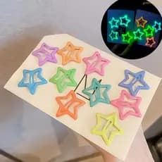 gotitonmegot 10 Grampos Cabelo Formato Estrela, Grampo Elegante Para Noiva E