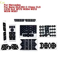 Decalques Interiores Automóveis Botão Reparo Do Adesivo Para C207 A207 R231 W176 W246 X204
