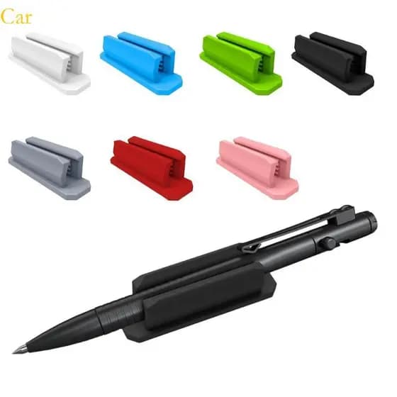 Clipe Caneta Silicone Para Carro, Suporte Lápis, Tinteiro,, Montagem Parede, Adesivo, Porta-Mesa