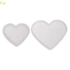Carro Forma Coração Para Criativo Tealight Molde Multifuncional Resina Epoxy Moldes Fundição A