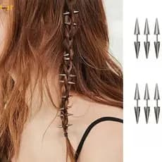 Carro 10 Pcs Cone Brincos Piercing Exclusivos Minimalistas Orelha Stud