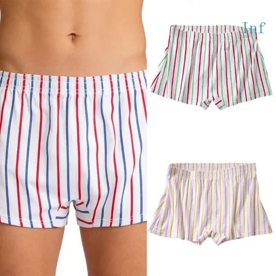 Inf Cueca Boxer Masculina Elástico,