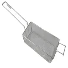 Cesto D Fritura  Em Tela 24x11x10cm P Fritadeira Retangular