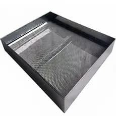 Escorredor Fritura Inox Bandeja 30x40x6cm Pastel Salgados