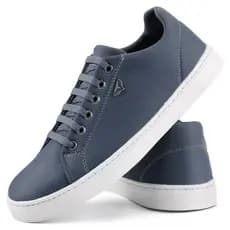 Promoção Tenis Casual Masculino Urbano Preto Marrom Cinza Sapatênis Sapatofranca
