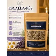 Escalda-Pés Camomila e Lavanda 100g