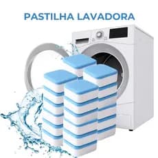 Kit 10 Limpador de máquina de lavar, comprimido efervescente sólido para remover manchas