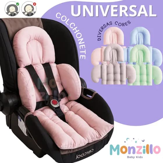 Colchonete Redutor De Bebê Conforto E Carrinho Super Macio