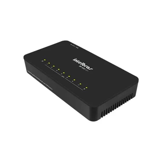 Switch Sf800 Q+ Intelbras 8 Portas Poe Fast 10/100mbps Sf 800 Q+