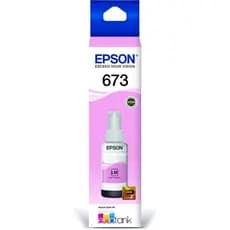 Epson Refil Garrafa Para Ecotank Magenta Claro T673620AL Original Lacrado T673 673 L800 / L805 / L850