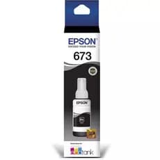 Epson Refil Garrafa Para Ecotank Preto T673120AL Original Lacrado T673 673 L800 / L805 / L850