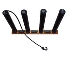 Rack & Suporte Vertical 3 Pranchas Em Madeira