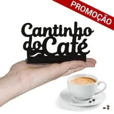 Enfeite Cantinho do Café Decorativo Cozinha Balcão Armário Mesa Sala