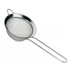 Peneira de Aço 18cm - INOX Coar Polvilhar Escorrer Massas cozinha