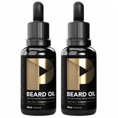 Óleo Para Barba Play Barber 30ml Amadeirado Woody Caixa Com 2 Unidades