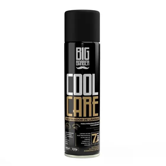 Resfriador De Lâminas Big Barber Cool Care 7 em 1 Plus 400ml/230g