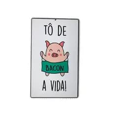 Quadro Placa 15x25cm Decorativa MDF Frases Divertidas Decoração Sala Casa Quarto