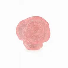 Kit 6 Puxador Acrílico Rosa 3,5cm Penteadeira Camarim Quarto de Menina