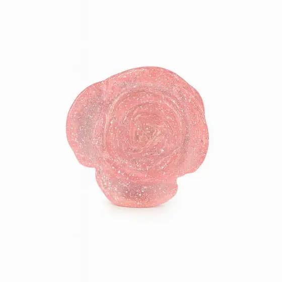 Kit 2 Puxador Acrílico Rosa 3,5cm Penteadeira Camarim Luxo Quarto de Menina