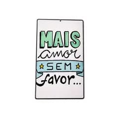 Quadro Placa 15x25cm Decorativo MDF Decoração Quarto Parede Frases Motivacionais