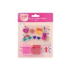 Blister Carimbos Alegria Fofy – Kit Criativo e Colorido para Crianças