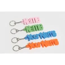 Chaveiro com Nome Personalizado – Impressão 3D Colorida