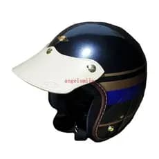 Capacetes Coloridos Viseiras Borda Removível Para Homens Rosto Aberto Moto Bicicletas Da Sujeira Accesso