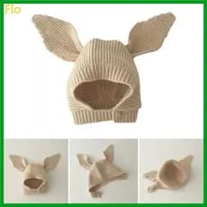 Flo Kids Earflap Bonnet Orelhas Compridas Chapéu Infantil Encantador E Elegante Inverno