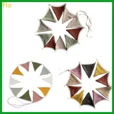 Flo Triângulos Bandeira Decorações Festa Pennant Garland Adereços Fotografia Bebê Para