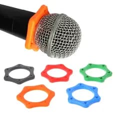 ONCE 5PCS Microfone Mão Fio À Prova Balanço Para Anéis Proteção Microfones ABS