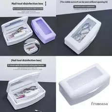 Caixa Esterilizadora Ferramentas Fru Nail Para Salão Beleza E Uso Doméstico Design Compacto