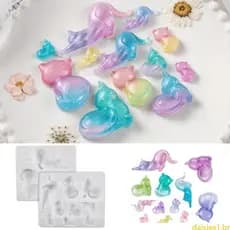 Molde Resina Silicone Para Gatos Dupla Face Dai Itens Personalizados Joias E Decorações