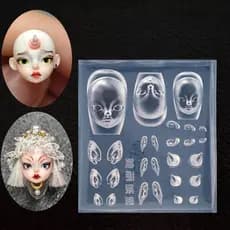 Imp Boneca Moldes Para Arte Unhas Chifre Do Molde Escultura Entusiasta