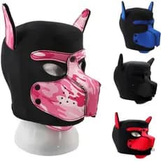 Imp Dog Head Covers Cabeça Cheia Cão Para Homens Halloween Dress up Masquerade