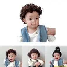 Sol Bebê Peruca Headwear Ornamento Cabelo Adereços Para Infantis