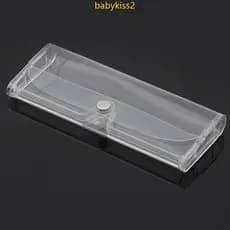 Stylish Transparent Eye Glasses Soft for Case Box Portable Protector